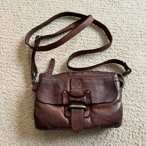 Harbour 2nd Handbags - Harbour 2nd Luna Bag Crossbody Belt Leather Cognac Brown